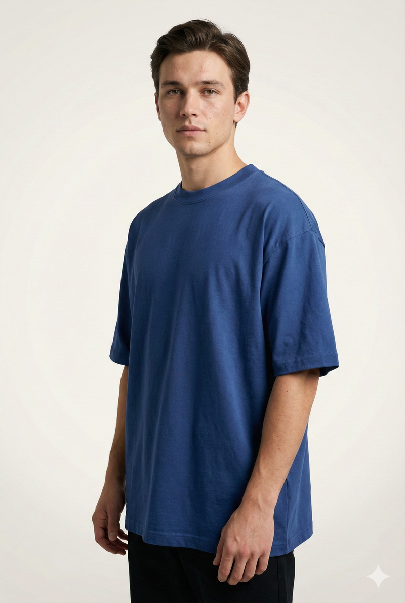 Blue Oversized T-Shirt