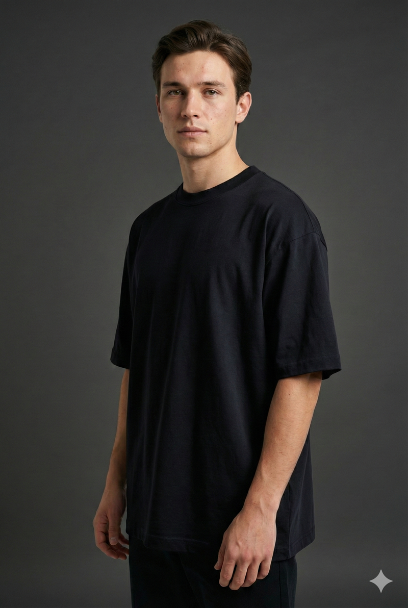 Black Oversized T-Shirt